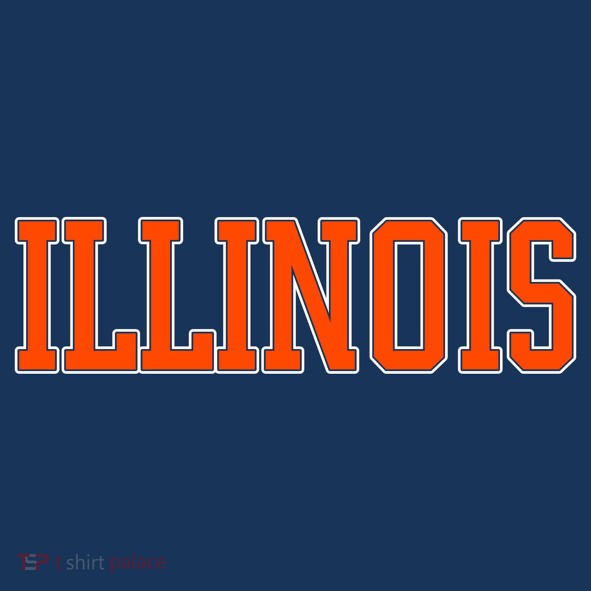 Illinois Throwback Classic Team Sports Varsity Kids Sweatshirt