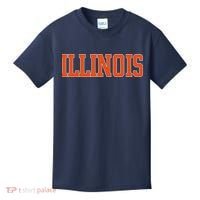 Illinois Throwback Classic Team Sports Varsity Kids T-Shirt thumb 0