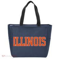Illinois Throwback Classic Team Sports Varsity Tote Bag thumb 0