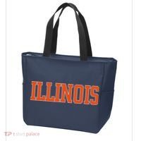 Illinois Throwback Classic Team Sports Varsity Tote Bag thumb 3