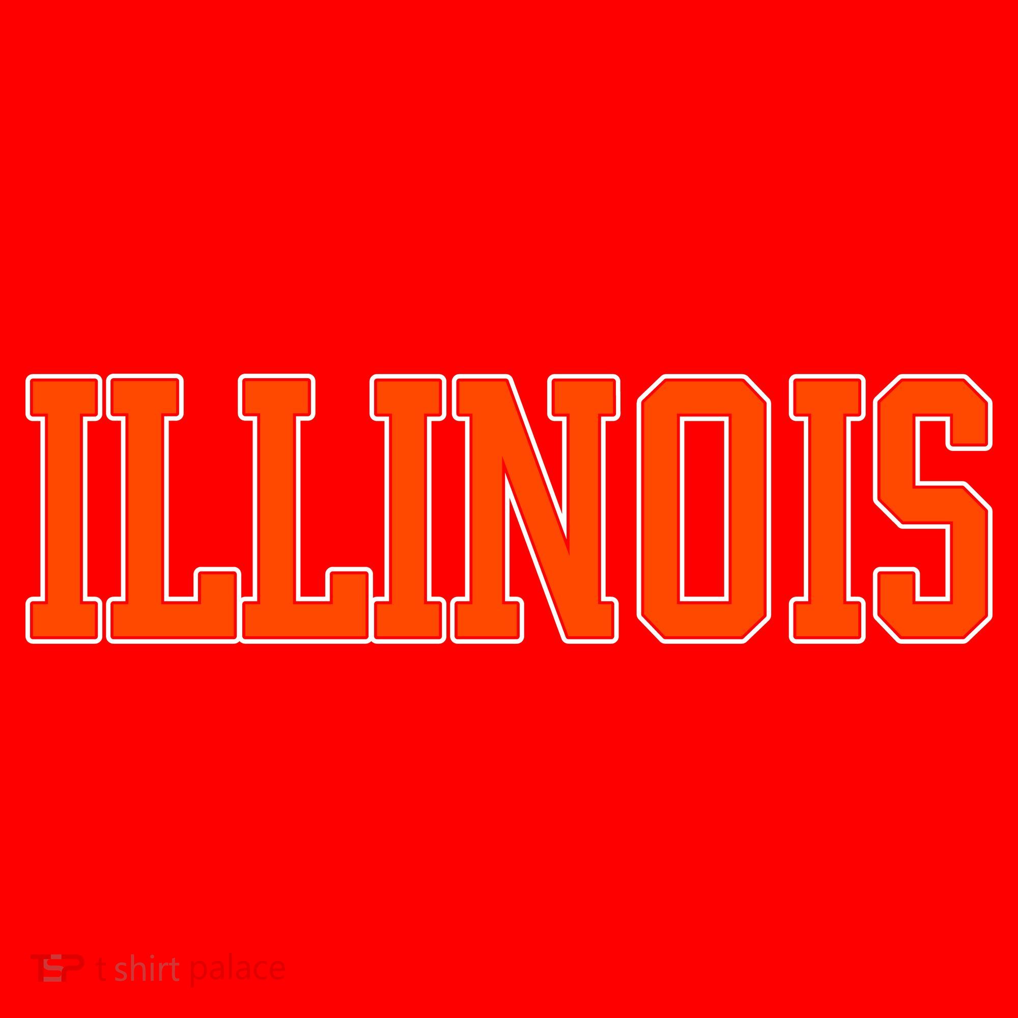 Illinois Throwback Classic Team Sports Varsity Santa Hat