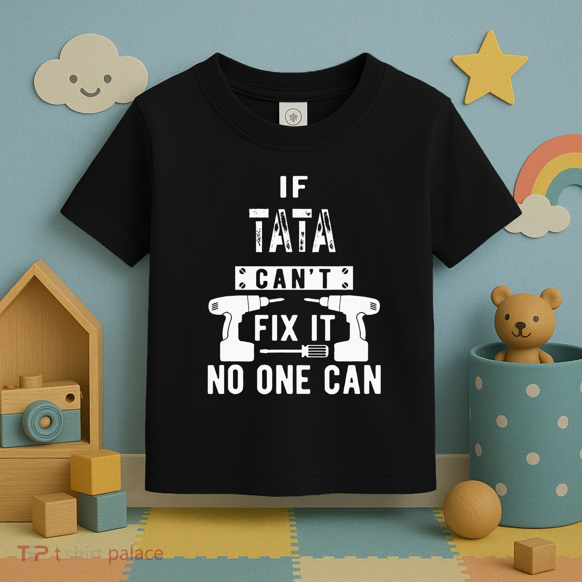 If Tata Cant Fix It No One Can Spain Spanish Grandpa Toddler T-Shirt