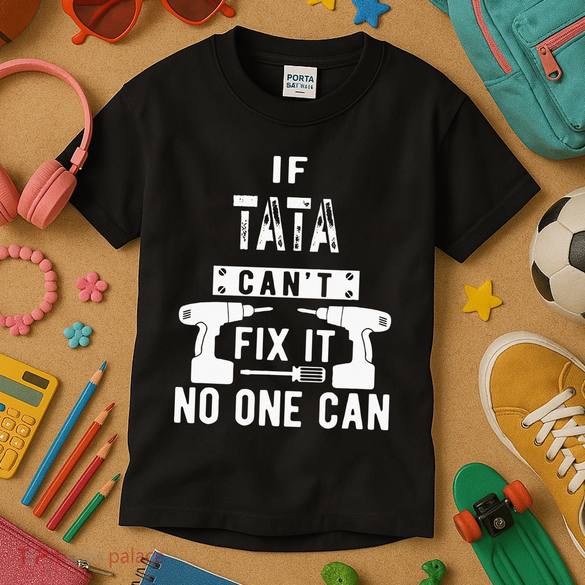 If Tata Cant Fix It No One Can Spain Spanish Grandpa Kids T-Shirt
