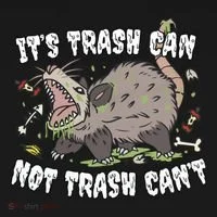 It’S Trash Can Not Trash Cant Women's Hoodie thumb 2