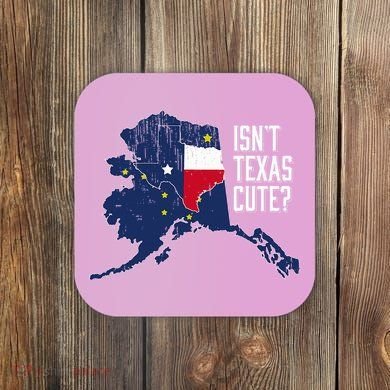 Isnt Texas Cute Alaska Home Ak State Design Coaster