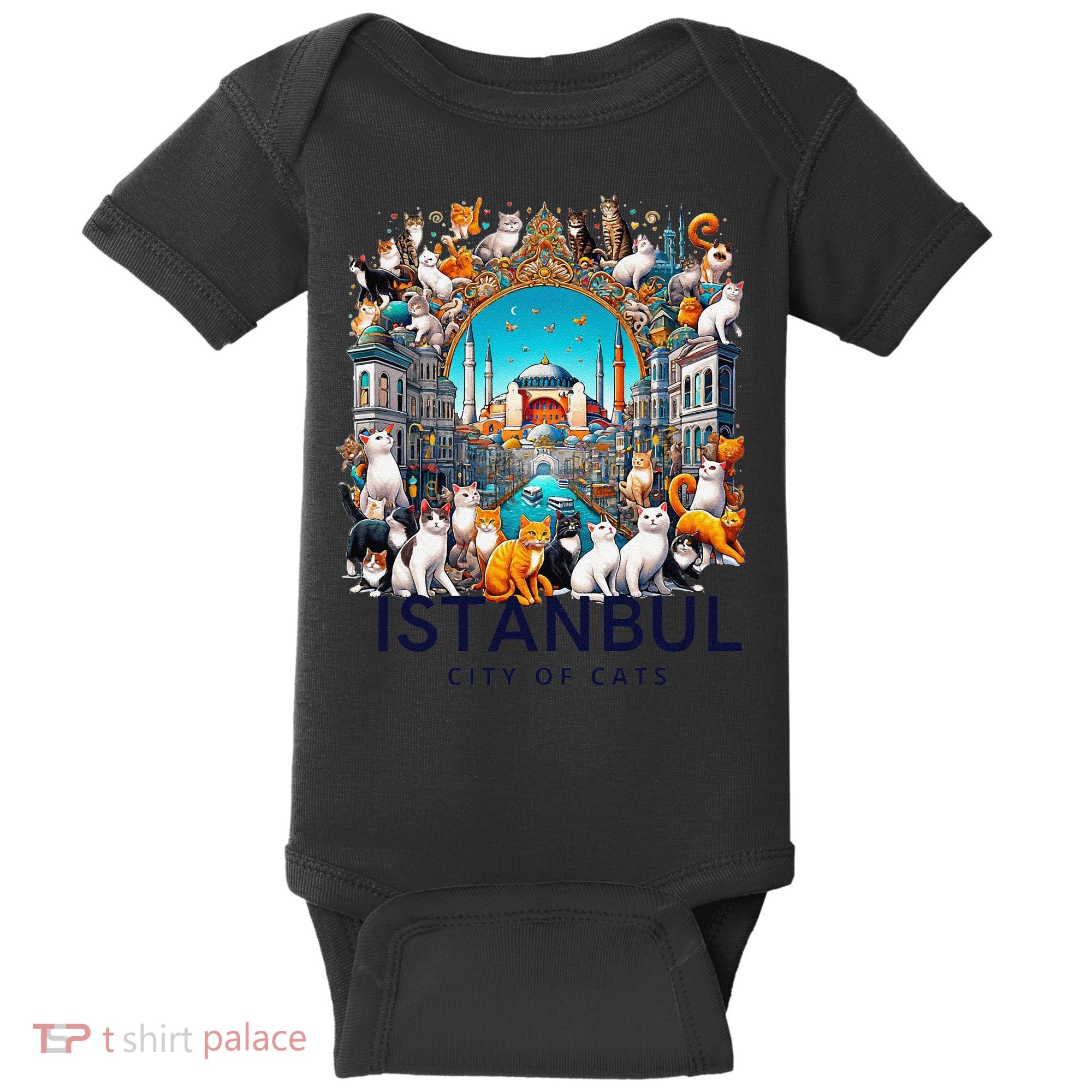 Istanbul Turkey City Of Cats Baby Bodysuit