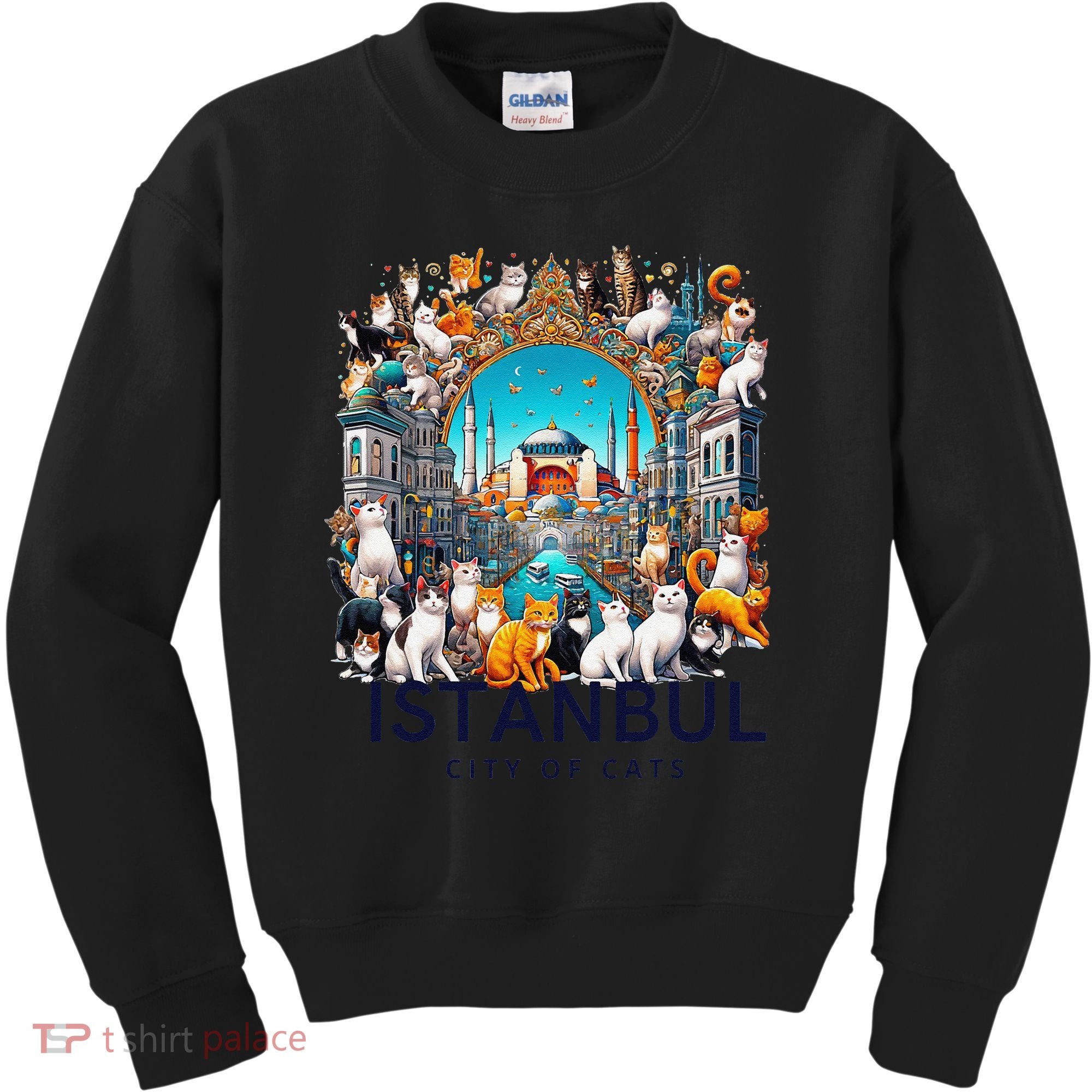 Istanbul Turkey City Of Cats Kids Sweatshirt