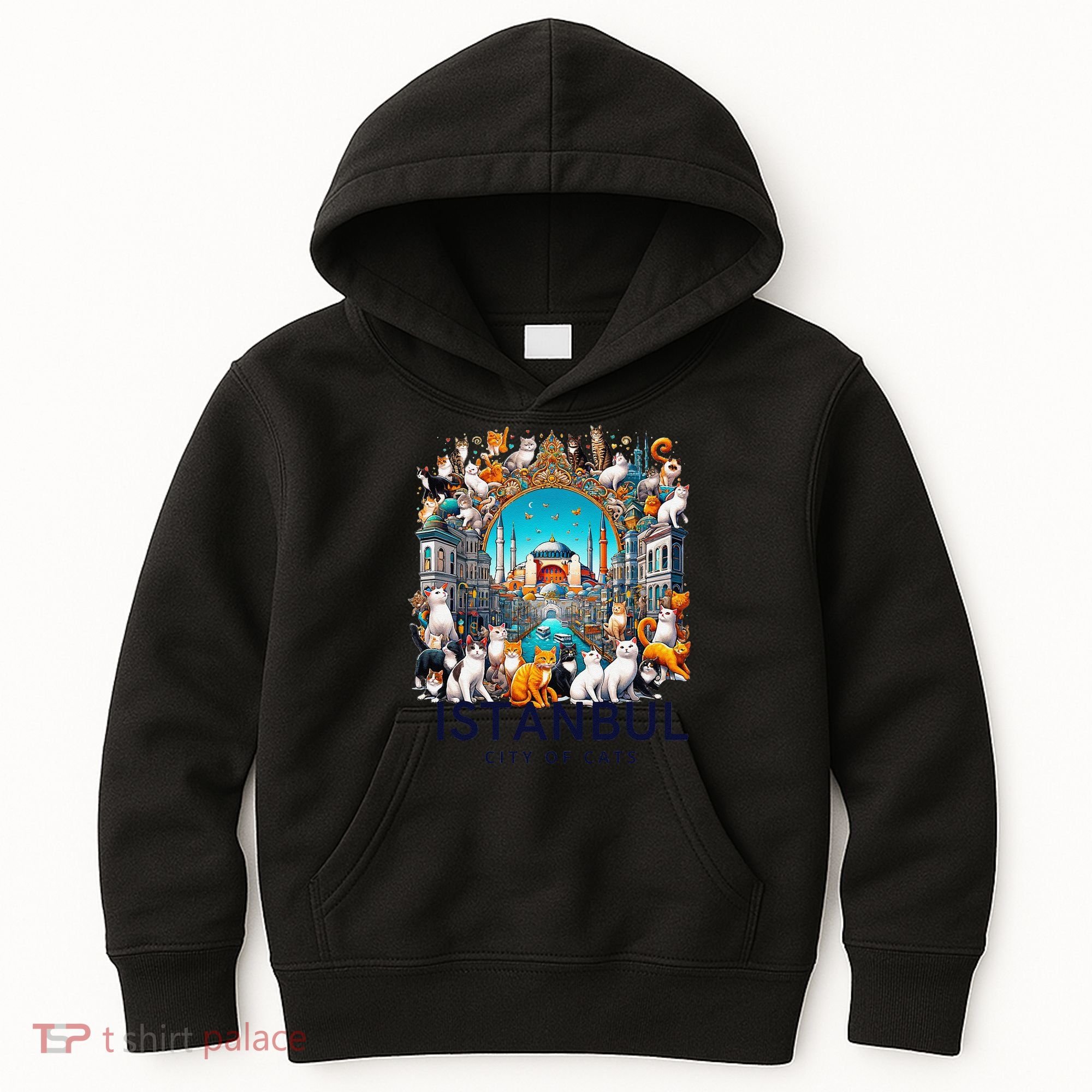 Istanbul Turkey City Of Cats Kids Hoodie