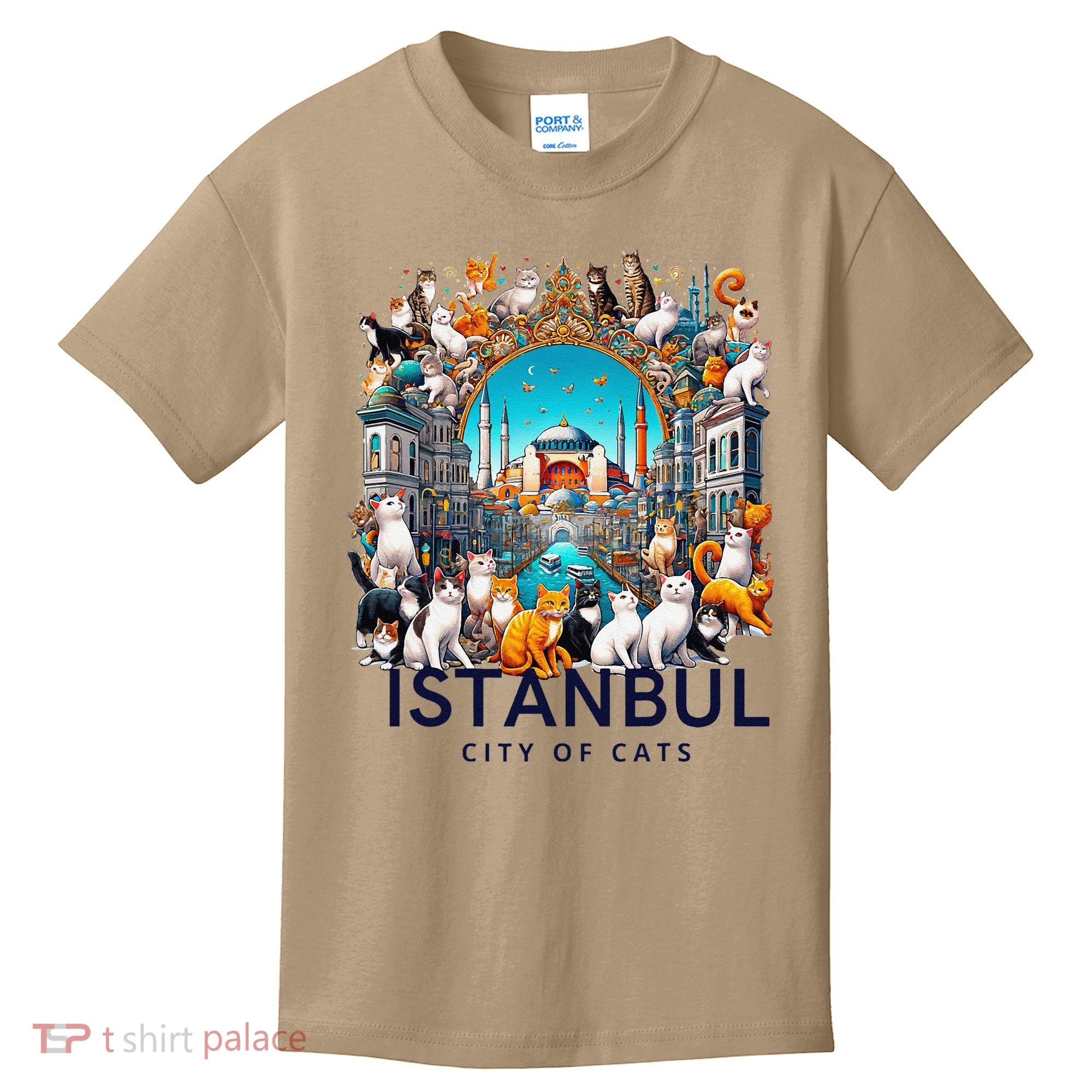 Istanbul Turkey City Of Cats Kids T-Shirt