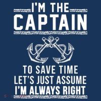 I'm The Captain To Save Time Let's Just Assume I'm Always Right Women's Hoodie thumb 2