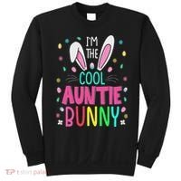 I'm The Cool Aunties Bunny Happy Easter Day Funny Cute Bunny Sweatshirt thumb 0