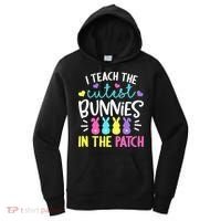 I Teach Cutest Bunnies In Patch Easter Teacher Cute Women's Hoodie thumb 0