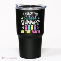 I Teach Cutest Bunnies In Patch Easter Teacher Cute Tumbler thumb 0
