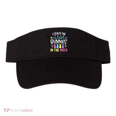 I Teach Cutest Bunnies In Patch Easter Teacher Cute Visor