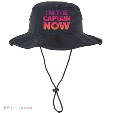 I'm The Captain Now Tee Funny Boat Boating Cool Gift Bucket Hat