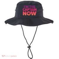 I'm The Captain Now Tee Funny Boat Boating Cool Gift Bucket Hat thumb 0