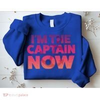 I'm The Captain Now Tee Funny Boat Boating Cool Gift Sweatshirt thumb 2