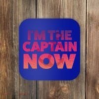 I'm The Captain Now Tee Funny Boat Boating Cool Gift Coaster thumb 0