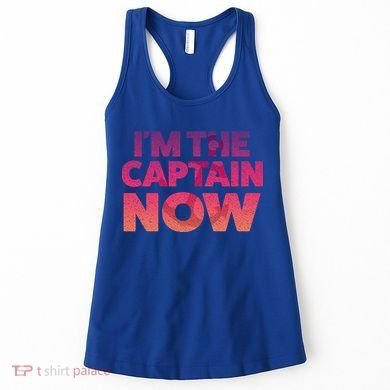 I'm The Captain Now Tee Funny Boat Boating Cool Gift Women's Tank Top