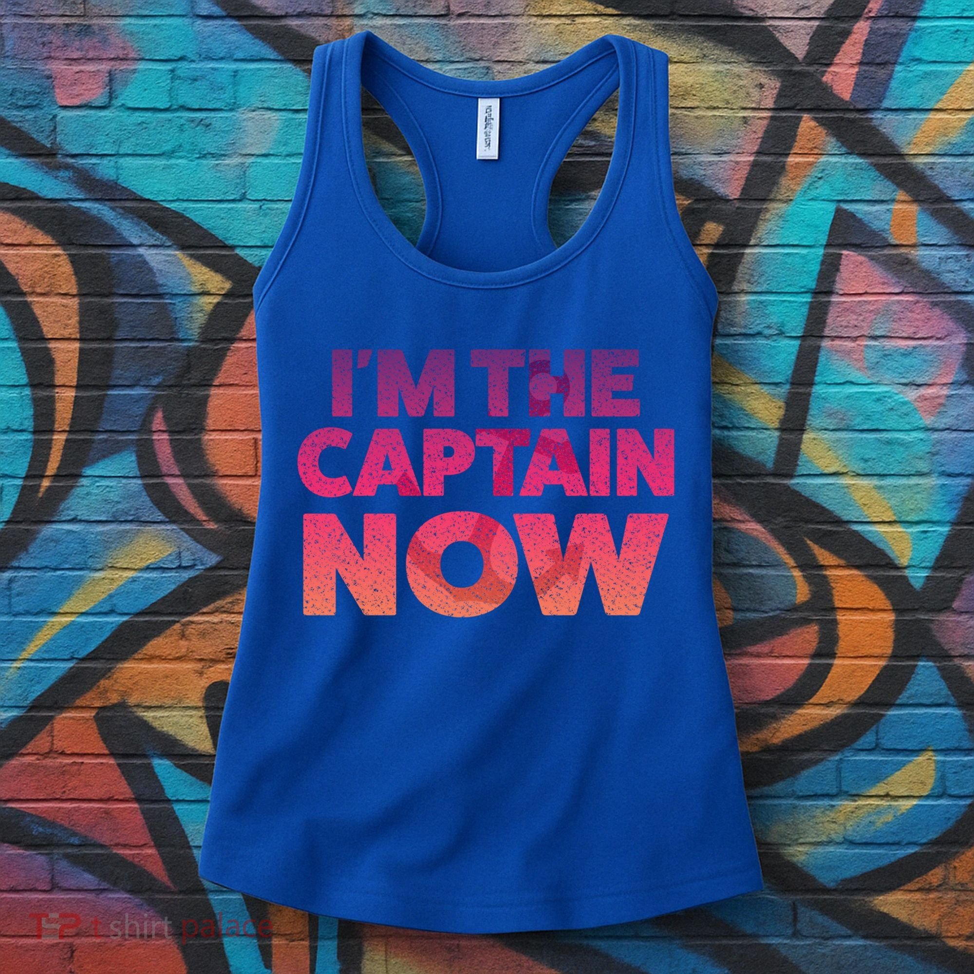 I'm The Captain Now Tee Funny Boat Boating Cool Gift Women's Tank Top