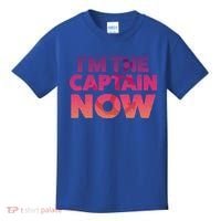 I'm The Captain Now Tee Funny Boat Boating Cool Gift Kids T-Shirt thumb 0
