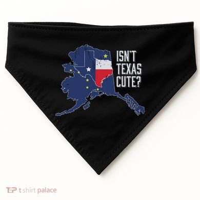 Isnt Texas Cute Alaska Home Ak State Design USA-Made Doggie Bandana