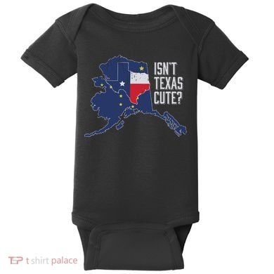 Isnt Texas Cute Alaska Home Ak State Design Baby Bodysuit