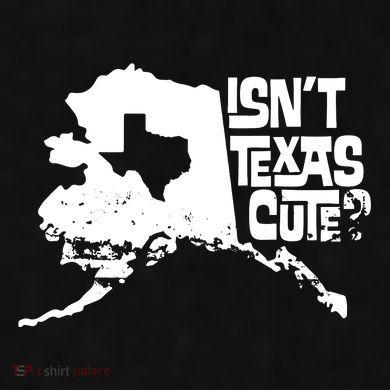 Isnt Texas Cute Alaska State Pride Anchorage Fairbanks Ladies PosiCharge Tri-Blend Wicking Tank