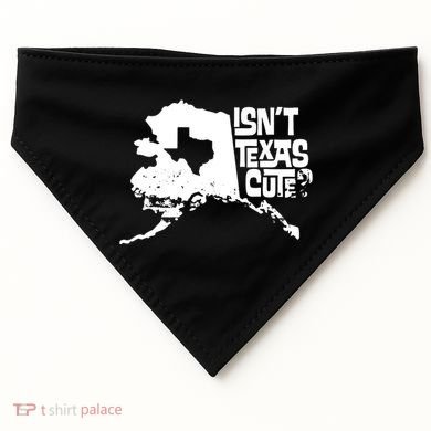 Isnt Texas Cute Alaska State Pride Anchorage Fairbanks USA-Made Doggie Bandana