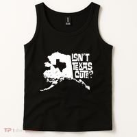 Isnt Texas Cute Alaska State Pride Anchorage Fairbanks Tank Top thumb 2