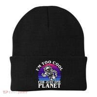 I'm Too Cool For Just One Planet Astronaut Beanie thumb 0