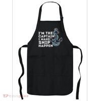 IM The Captain I Make Ship Happen Boat Captain & Boating Apron thumb 0