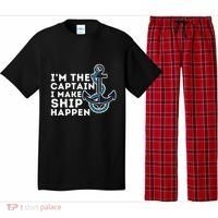 IM The Captain I Make Ship Happen Boat Captain & Boating Pajama Set thumb 0