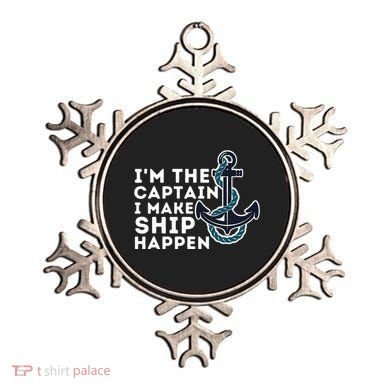 IM The Captain I Make Ship Happen Boat Captain & Boating Ornament
