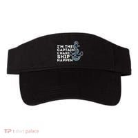 IM The Captain I Make Ship Happen Boat Captain & Boating Visor thumb 0