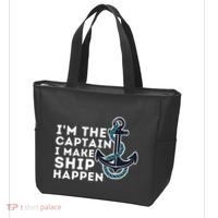 IM The Captain I Make Ship Happen Boat Captain & Boating Tote Bag thumb 3