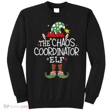I'm The Chaos Coordinator Elf Funny Christmas Matching Elf  Sweatshirt