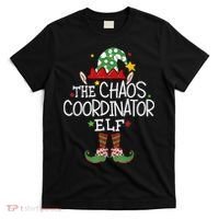 I'm The Chaos Coordinator Elf Funny Christmas Matching Elf  T-Shirt thumb 0