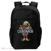 I'm The Chaos Coordinator Elf Funny Christmas Matching Elf  Backpack thumb 0