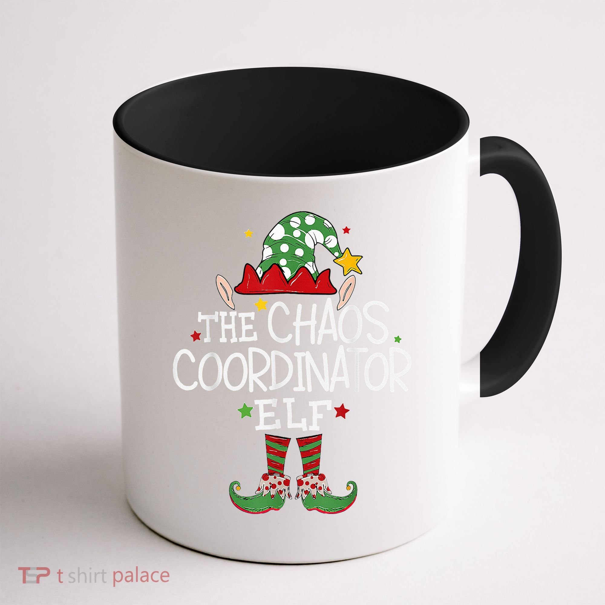 I'm The Chaos Coordinator Elf Funny Christmas Matching Elf  Coffee Mug