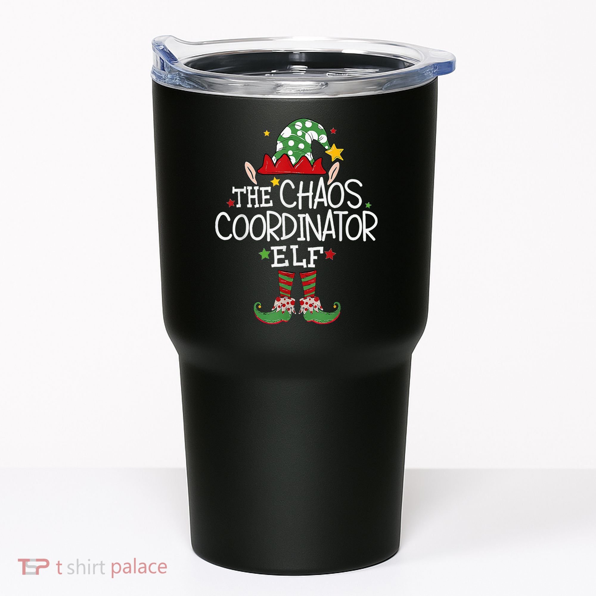 I'm The Chaos Coordinator Elf Funny Christmas Matching Elf  Tumbler