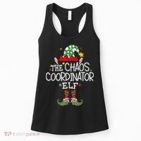 I'm The Chaos Coordinator Elf Funny Christmas Matching Elf  Women's Tank Top thumb 0
