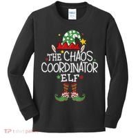 I'm The Chaos Coordinator Elf Funny Christmas Matching Elf  Kids Long Sleeve Shirt thumb 0