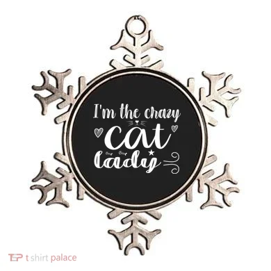 I'm The Crazy Cat Lady Ornament