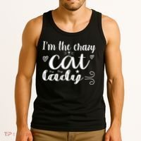 I'm The Crazy Cat Lady Tank Top thumb 3