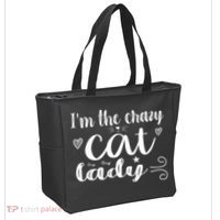 I'm The Crazy Cat Lady Tote Bag thumb 2