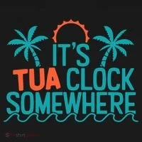 It’S Tua Clock Somewhere Sometimes Doggie Tank thumb 4