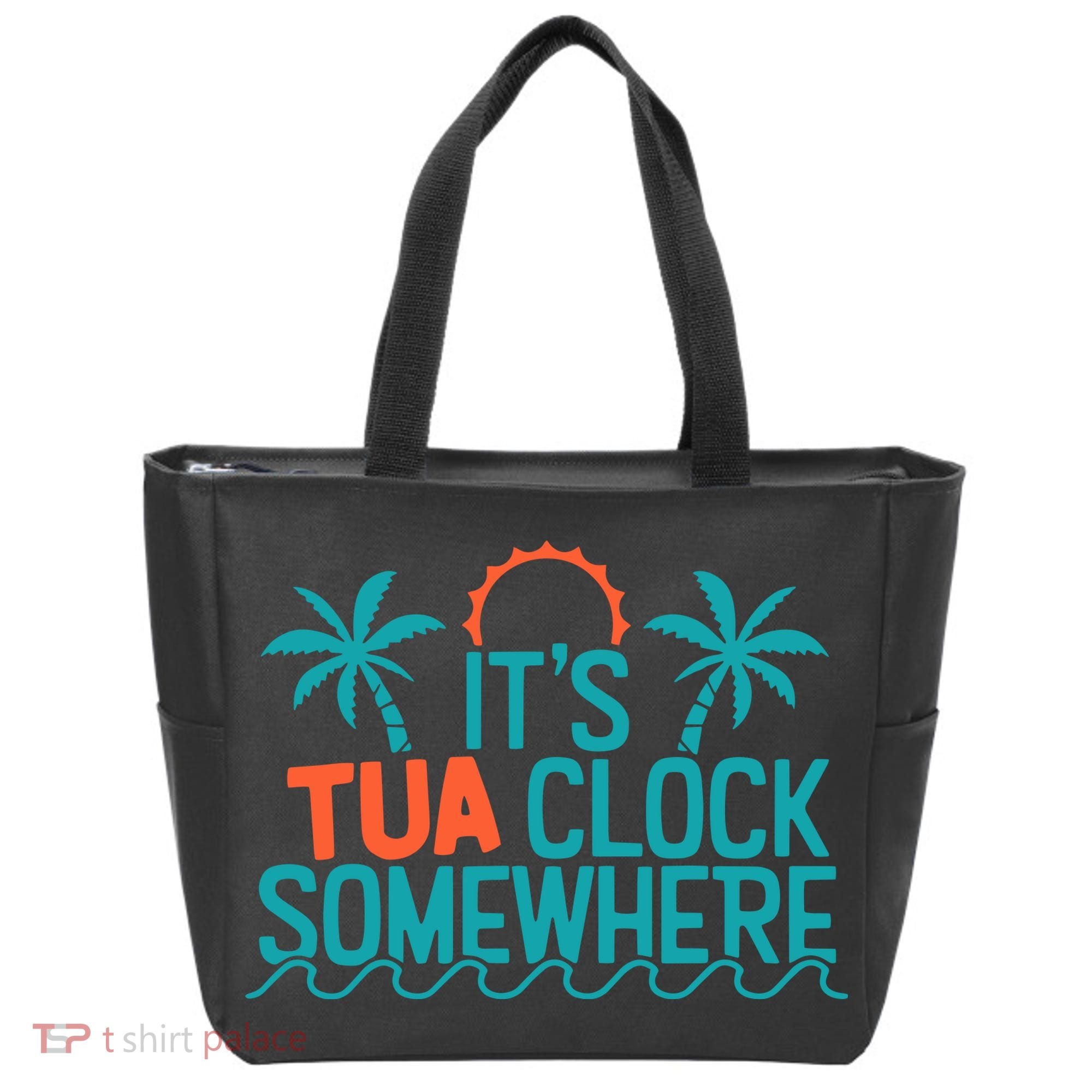 It’S Tua Clock Somewhere Sometimes Tote Bag
