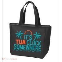 It’S Tua Clock Somewhere Sometimes Tote Bag thumb 3