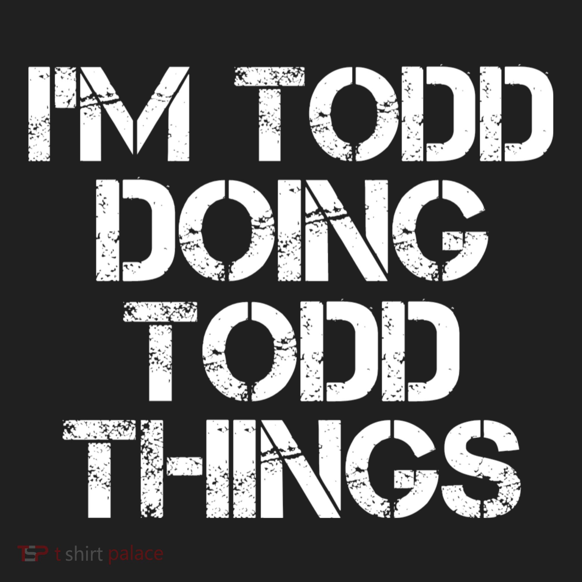 I'm Todd Doing Todd Things Funny Todd Gift Idea Women's Sweatshirt
